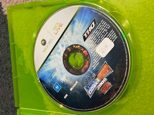 Smackdown vs Raw 2008 wrestling WWF Xbox 360 game - cheap
