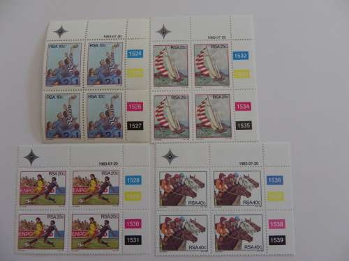 RSA 4.05 (1983) - Sport Activities in SA Mint Control Block Set