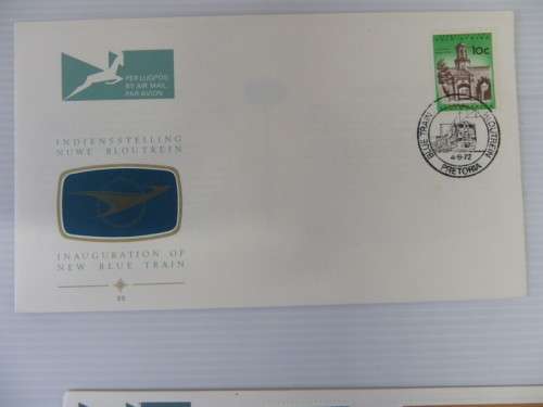 RSA 1.22 (1972) - Inauguration of the Blue Train Official FDC