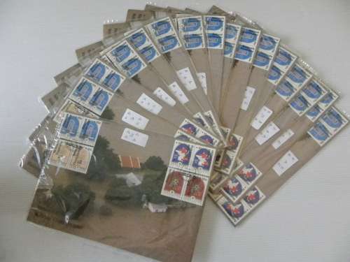 RSA 4.25.1 - Complete Set of all 16 Afr/Eng Placements of Stamps on Cover