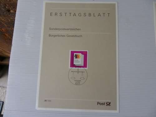 Germany (1996) - Collector Sheet