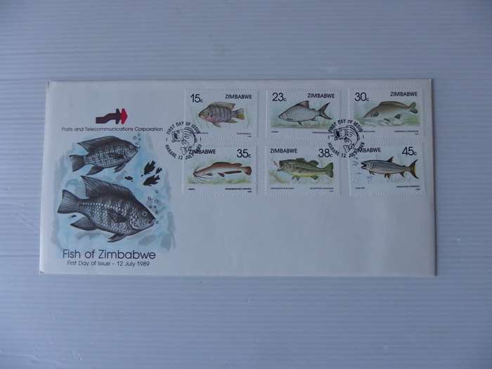 Zimbabwe (1989) - Fish of Zimbabwe Illustrated FDC