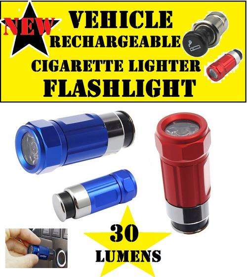 RECHARGEABLE CIGARETTE LIGHTER FLASHLIGHT - R485.00