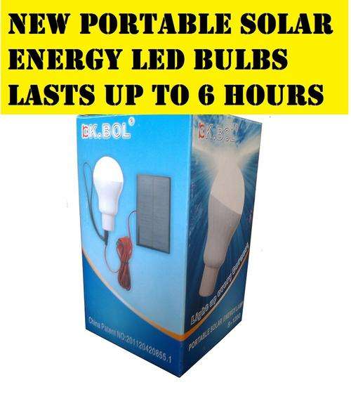 PORTABLE SOLAR FLOOD LIGHT LED 7 WATT WITH PANEL R599.95