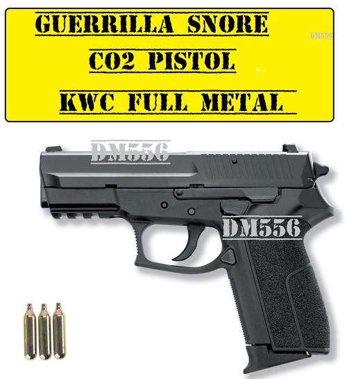 METAL GUERILLA SNORRE CO2 4.5mm CO2 PISTOL / SIG SAUER