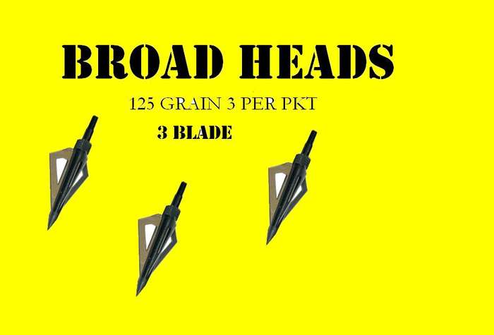 BROAD HEADS 3 BLADE