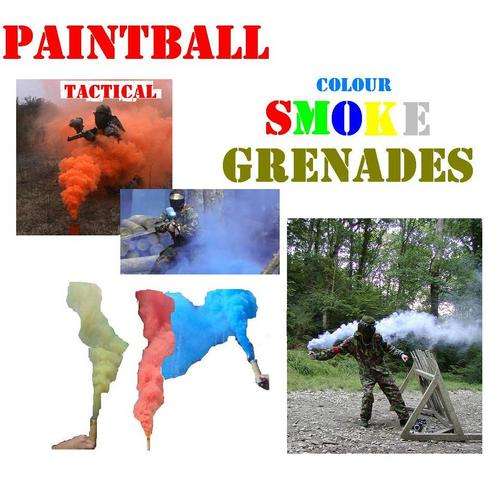 SMOKE GRENADES NON LETHAL USED IN WARGAMES AND PAINTBALL  NO LICENCE REQUIRED R295.00