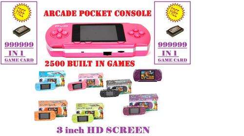 ARCADE GAMING CONSOLE WITH BUILTIN 2500 GAMES + FREE 999999 GAMES IN ONE