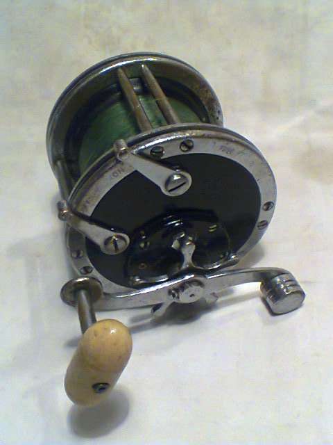 A Vintage " PENN No49 " Deep sea Reel with line which is in good second hand working condition.