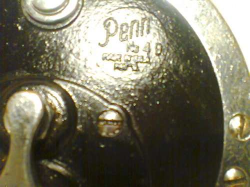 A Vintage " PENN No49 " Deep sea Reel with line which is in good second hand working condition.