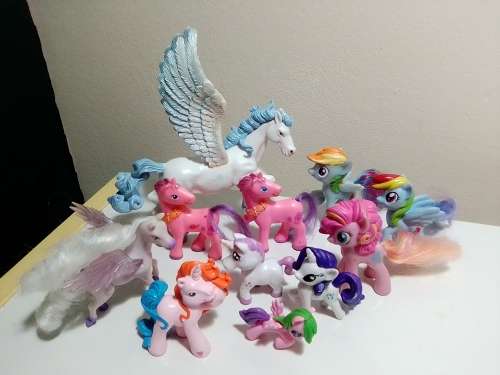 11 Rare My Little Ponys.4 X Hasbro 2006 & 14/16. 1 x Mattel 2004. 1 X  ELC. 2 x Chap Mei. 3 china.