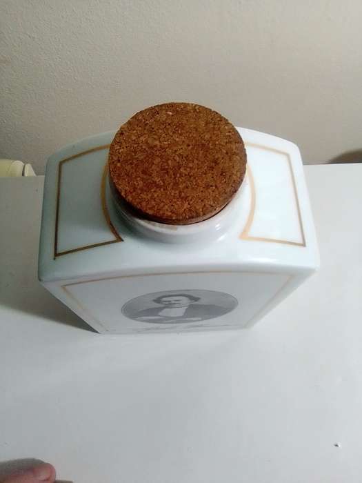 VINTAGE RETRO COPENHAGEN PORCELAIN BING & GRONDAHL SOPHUS BERENDSEN TEA CADDY