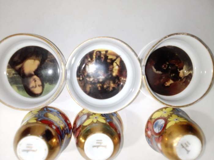 Job lot 13 collectible items ceramic figurines. Kingsway, Royal Deco, Yamashima, Hand painted Items.