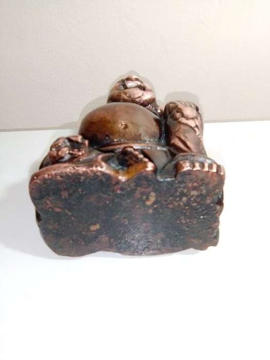 1800s Antique Copper laughing Buddha cast in old wax method. Beautiful and quality of old casting.