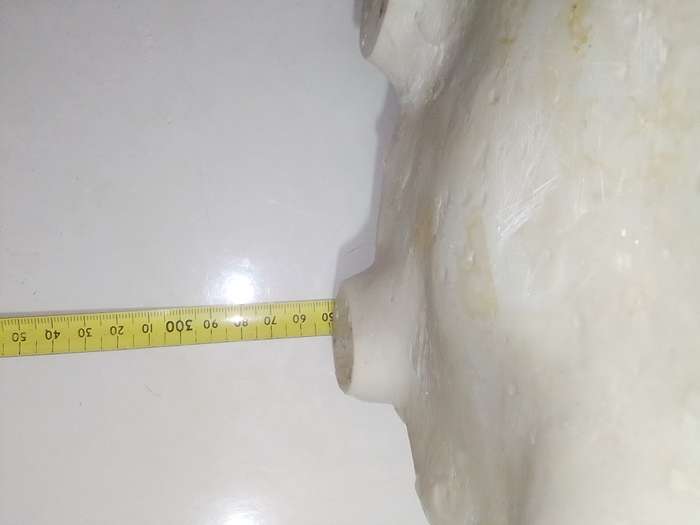 Wow Antique Large and Heavy 4.5Kg`s laughing Buddha cast in crushed marble stone and Resin mixture.