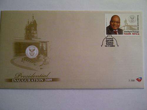 Jacob Zuma - Presidential Inauguration 2009 FDC # 7.158