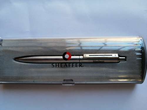 White dot Sheaffer pen in box - Marked Klipdrift Brand New