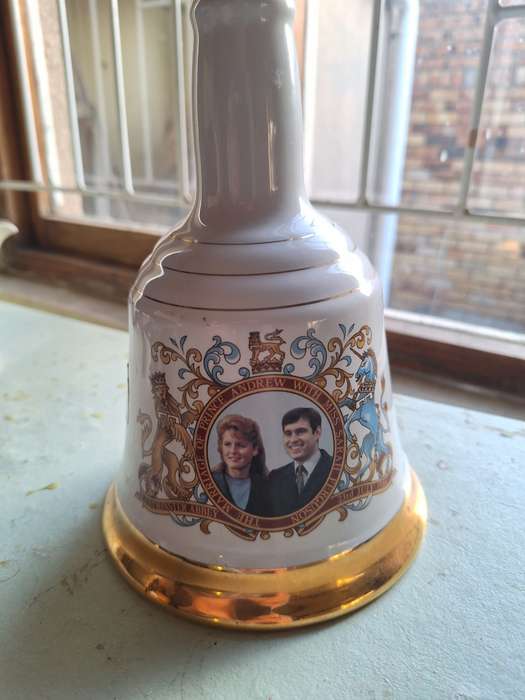 Commemorative  Empty Scotch Wiskey bottle- 1986 Prince Andrew and Miss Ferguson wedding