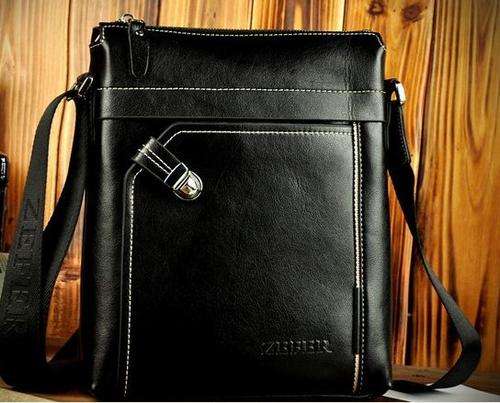 Genuine LEATHER - cowhide - ZEFER shoulder bag