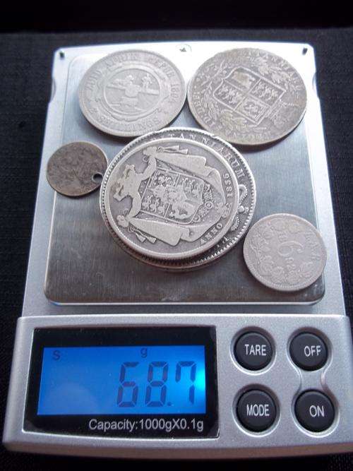 92.5% Silver Coins including ZAR and British coins !!