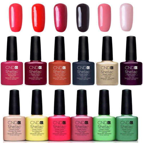 CND Shellac UV Nail Polish Choose from ALL Colours,Top Coat, & Base Coat ( 49 COLOURS )