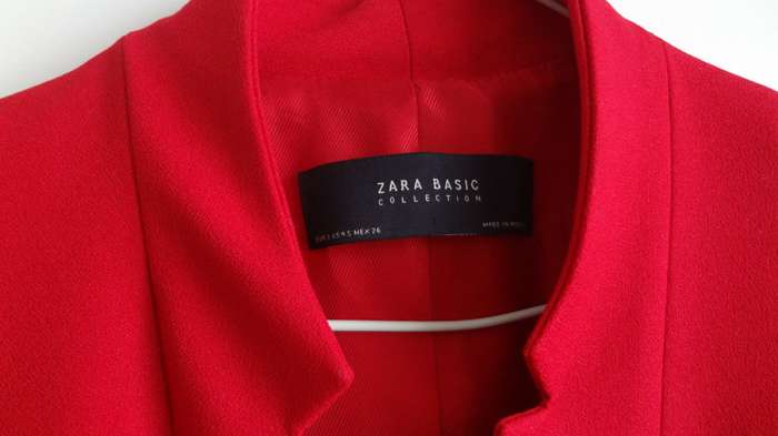 Zara Woman - Basic Collection - Red Coat