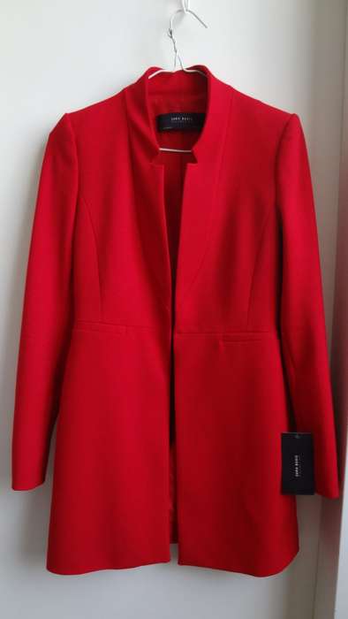 Zara Woman - Basic Collection - Red Coat