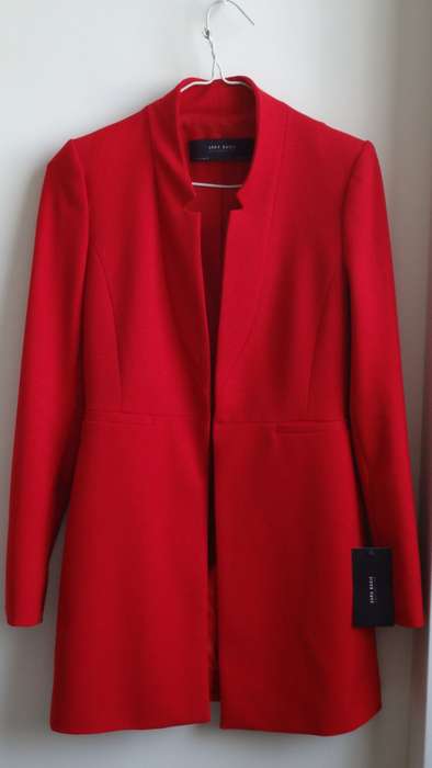 Zara Woman - Basic Collection - Red Coat
