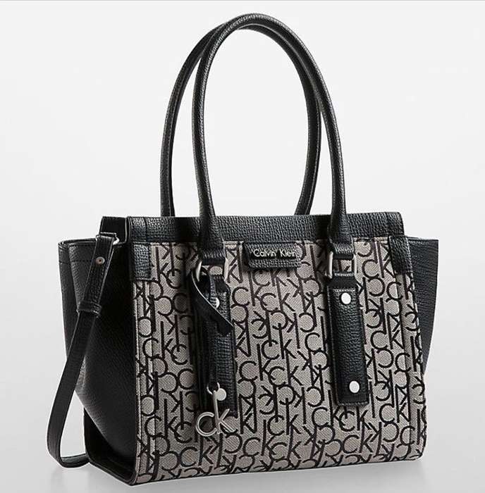 Calvin Klein Daron Logo Tote - Grey