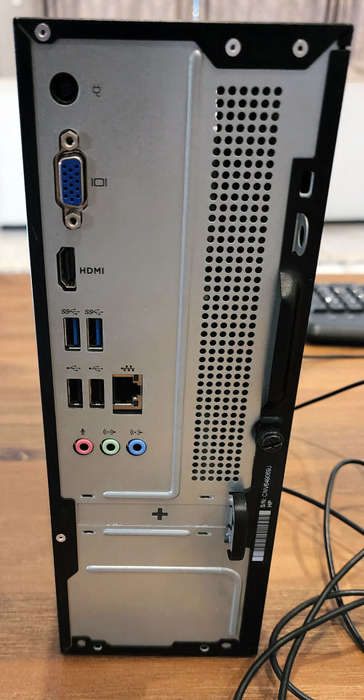 HP Slimline 260-a100ni tower including monitor,keyboard and mouse