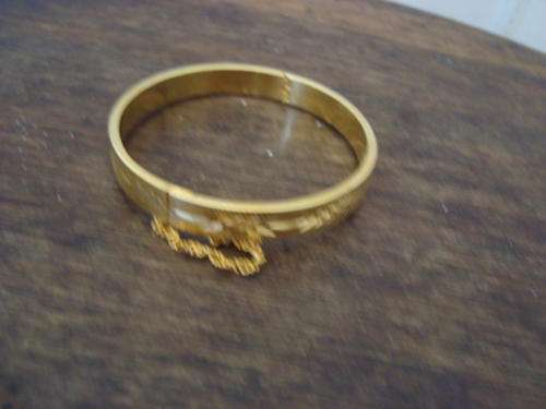 ROLLED GOLD PLATE BANGLE