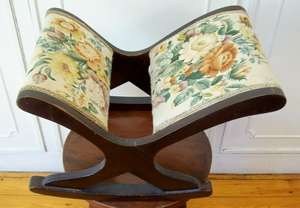 VINTAGE FOOT STOOL Please read write up...........