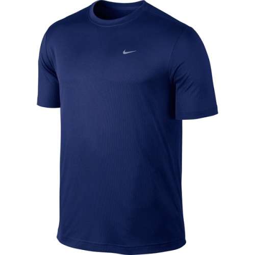 Original Mens NIKE Miler UV Short Sleeve Dri-FIT 872021-455 - Medium - UPF 40+