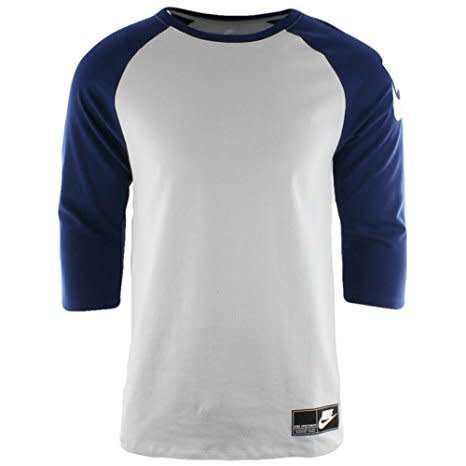 Original Mens NIKE 3/4 Sleeve Heavyweight Futura Tee - 834656-012 - XX Large