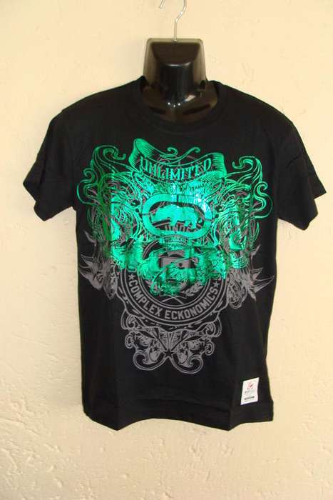 Mens ECKO UNLTD T Shirt Large Slim Fit
