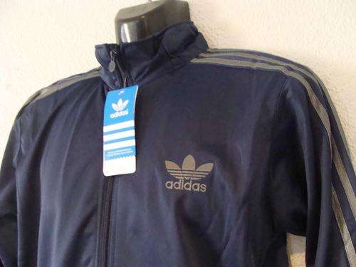Adidas Two Piece Track Suit Navy Blue - Medium