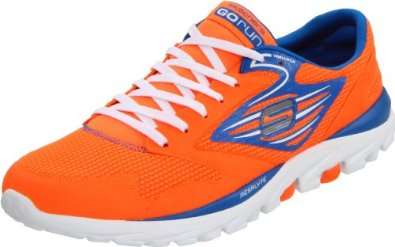 Original Mens SKECHERS Go Run (Orange & Blue) - UK 10 (SA 10)