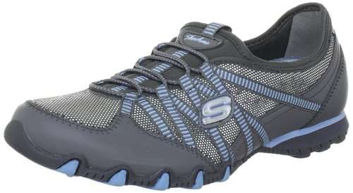 Original Ladies Skechers Bikers Enchanted Leather & Textile Upper - UK 7 (SA 7)