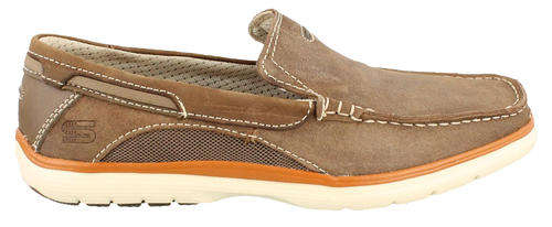Original Mens SKECHERS Arcos Harlen - UK 9 (SA 9) Memory Foam - Leather & Textile Upper