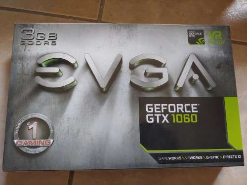 EVGA GeForce GTX 1060 GAMING, 03G-P4-6160-KR, 3GB GDDR5, ACX 2.0 (Single Fan)