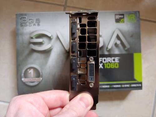 EVGA GeForce GTX 1060 GAMING, 03G-P4-6160-KR, 3GB GDDR5, ACX 2.0 (Single Fan)