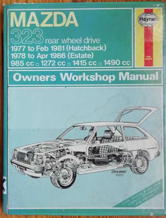 Mazda 323 Rear Wheel Drive Owners Workshop Manual
