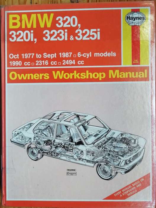 BMW 320, 320i, 323i, 325i Owners Workshop Manual