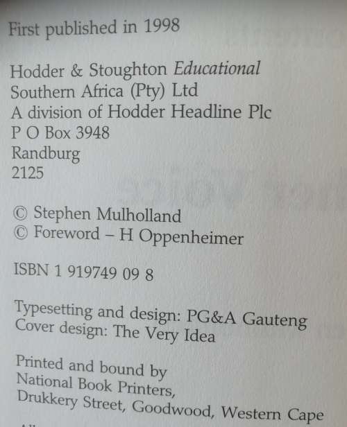 Another Voice - Stephen Mulholland