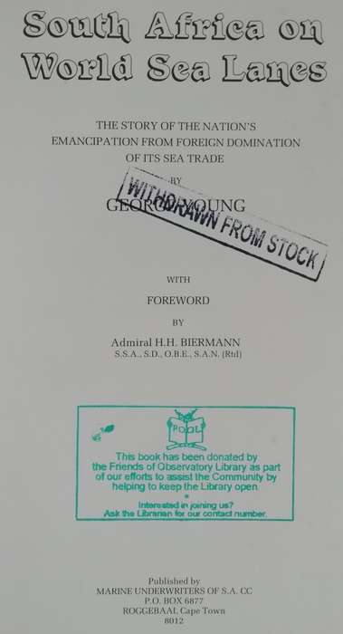 South Africa on World Sea Lanes / George Young