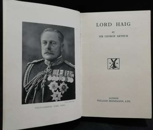 LORD HAIG by SIR GEORGE ARTHUR (1928)