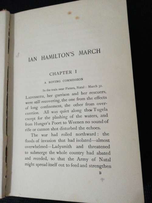 Ian Hamilton`s March Churchill, Winston Spencer (1900)