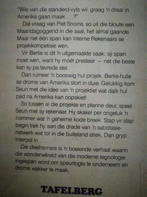 DIE DEELNEMERS / KOBUS NEETHLING