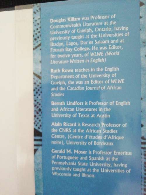 The Companion to African Literatures Killam, G.D., Rowe, Ruth