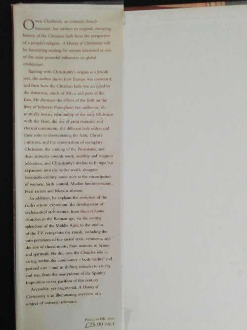 A History of Christianity  / Owen Chadwick